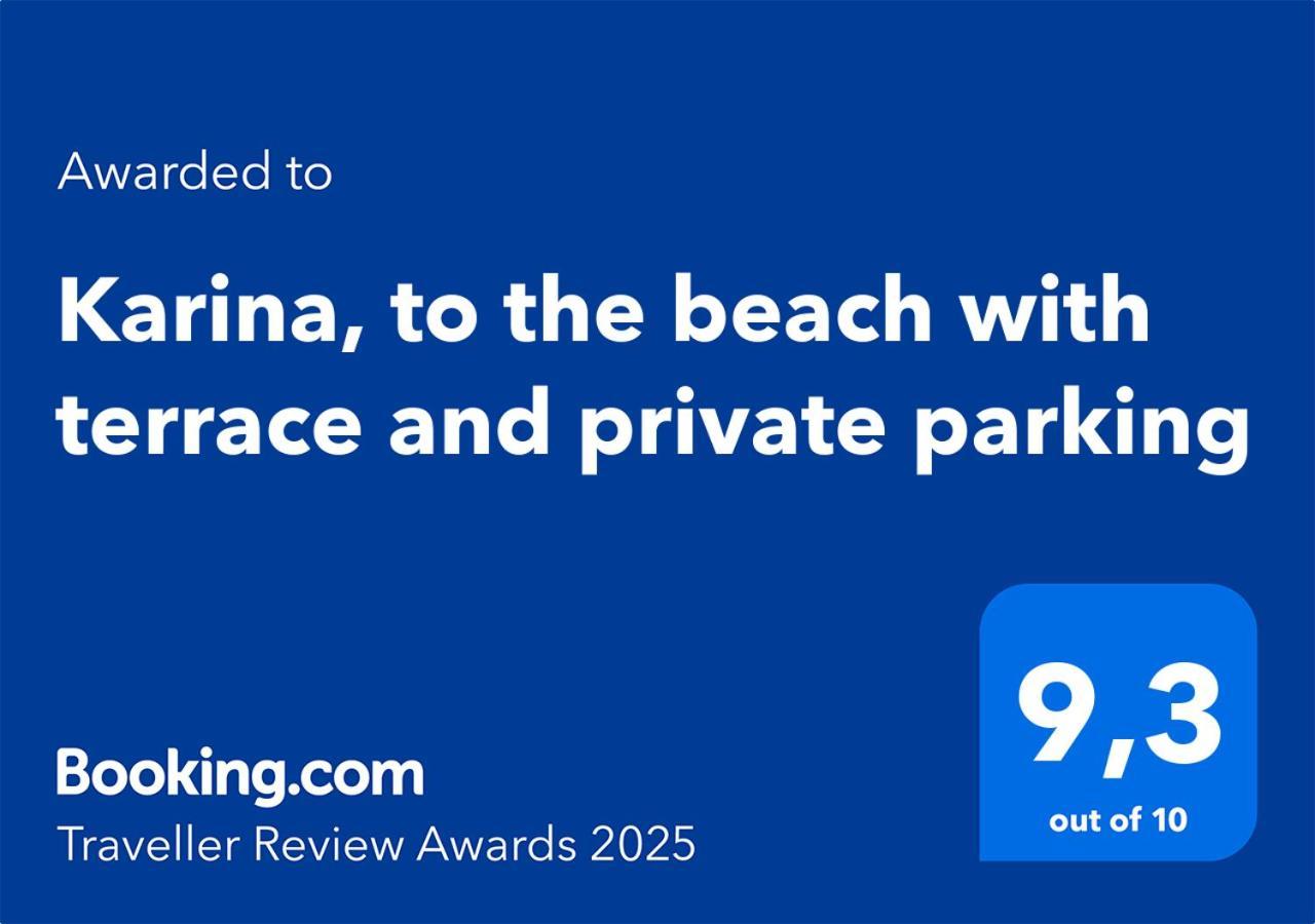 Karina, To The Beach With Terrace And Private Parking Савона Экстерьер фото